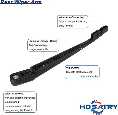 Miniatura 3 de Juego de limpiaparabrisas trasero para Honda CRV 2007-2011, para Acura MDX 2014-2020, para Nissan Murano 2009-2010, para INFINITI EX35 EX37 QX50