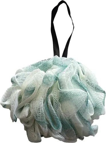 Miniatura 6 de Esponja de lufa azul oscuro para baño y ducha, accesorio de baño para el cuidado de la piel para hombres y mujeres, 50g (1 paquete)