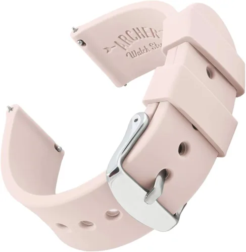 Archer Watch Straps - Correas de repuesto para reloj de liberación rápida correas de silicona y caucho blando varios colores