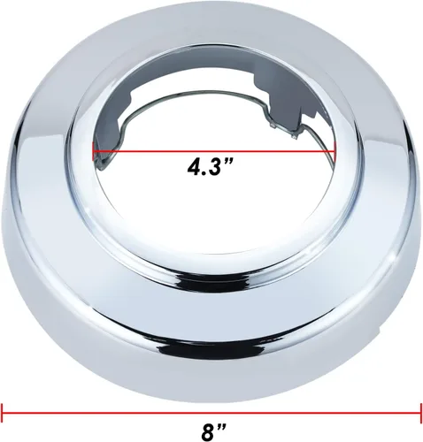 Miniatura 4 de DNA Motoring Tapa central de rueda delantera compatible con 94-08 F250 / F350 / E150 / E250 / E350 / E450, compatible con modelos 4WD 16x7 rueda