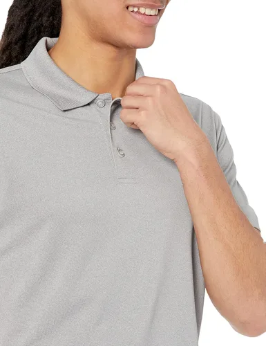 Miniatura 4 de Tienda Essentials Polo de golf para hombre, manga corta, ajuste delgado, secado rápido