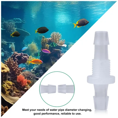 Miniatura 4 de 10 paquetes de accesorios de púas de manguera de plástico de 1/4 a granel, accesorios de púas de manguera de plástico, accesorios de conector