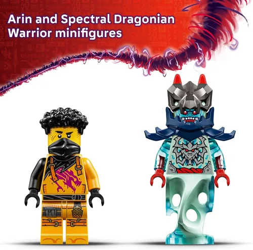 Miniatura 5 de LEGO NINJAGO Arin's Spinjitzu Battle Mech - Juego de construcción Ninja para niños a partir de 7 años - con minifiguras Arin, Baby Ryu y villano