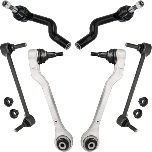 Miniatura 101 de Detroit Axle - Kit de extremo delantero para Chrysler 300 Dodge Charger Challenger 2011-2023, 2 brazos de control inferiores traseros 2 varillas