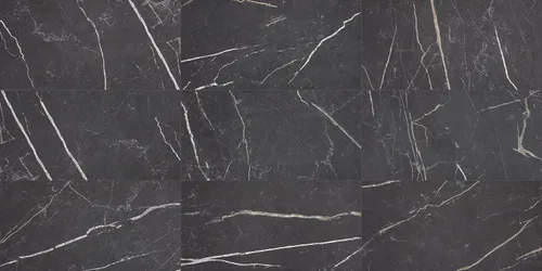 Miniatura 47 de Daltile Perpetuo - Moldura redondeada de porcelana con aspecto de mármol de porcelana de 3 x 24 pulgadas en gris eterno pulido (se vende por pieza)