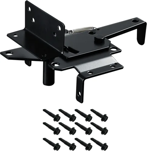Miniatura 6 de SKYSEN Cerradura de poste de valla de madera de vinilo de acero al carbono (2066-cs-p)