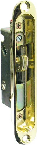 Miniatura 4 de FPL #3-45-S Cerradura de muesca de repuesto para puerta de vidrio deslizante, Dorado Galjanoplastia YZD
