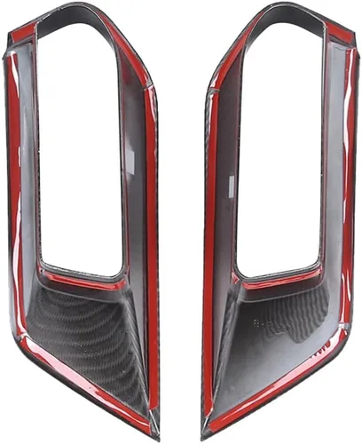 Miniatura 6 de Marco de ventilación de conducto de aire para parachoques delantero de automóvil para Chevrolet Corvette C7 Z06 2014-2019 cubierta de parachoques