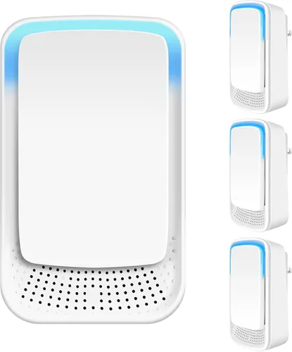 Paquete de 4 purificadores de aire enchufables para el hogar, mini purificador de aire iónico para habitaciones pequeñas, ionizadores de aire de