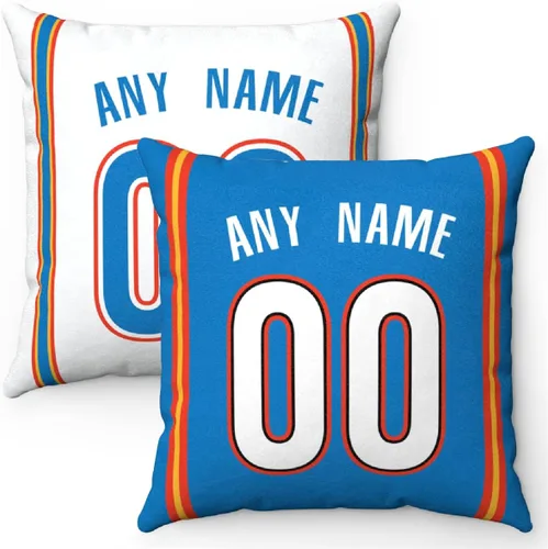 Miniatura 18 de Generic Atlanta - Almohada personalizada con cualquier nombre y número, regalos para hombres, mujeres y jóvenes, 1 paquete
