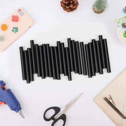 Miniatura 7 de ENPOINT Barras de pegamento caliente negras de tamaño completo, 24 unidades de 4 pulgadas de largo x 0.43 pulgadas de diámetro para manualidades