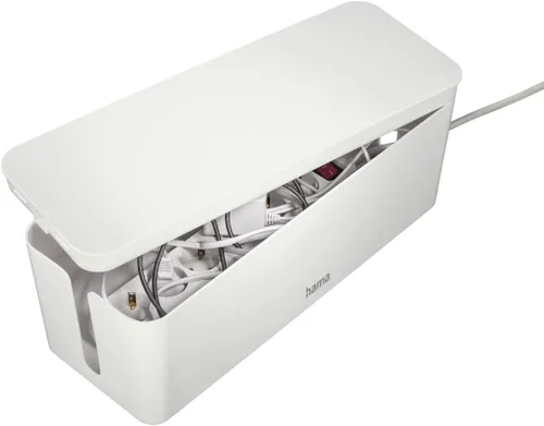 Miniatura 21 de Hama 20662 - Caja de cables Maxi, 6.1 x 15.7 x 5.1 in, con patas de goma, color blanco