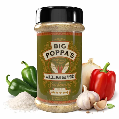 Miniatura 7 de Big Poppa's Double Secret Condimento para Bistec – Sazonador para Bistec Galardonado con Sal Marina Fina, Ajo en Polvo y Sal de Limón – Mezcla