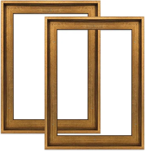 Miniatura 18 de FOLKOR Floating Frame for 8x10 Inch Canvas Painting with 0.6-0.8" Deep, 2 Pack Canvas Floater Frame Living Room Decor, Wall Art frame for Prints Oil
