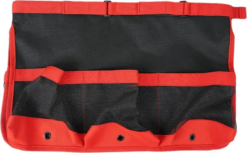 Miniatura 7 de MELOTOUGH Cubo organizador de herramientas de lavado de coches para herramientas de jardín, apto para cubo de 3.5 a 5 galones (rojo)