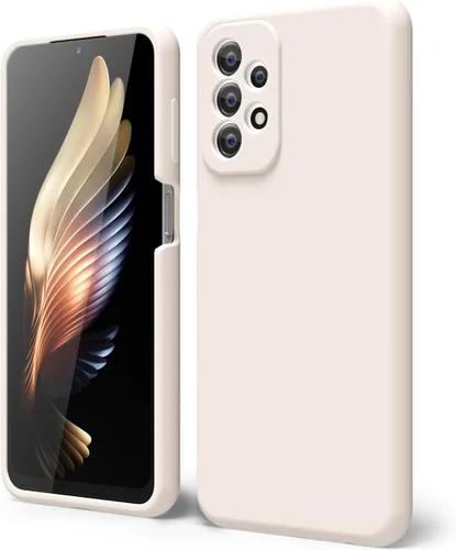 Miniatura 106 de oakxco Funda para teléfono Samsung Galaxy A12 con agarre de silicona líquida, linda delgada fina suave cubierta de gel de goma TPU lisa para mujeres