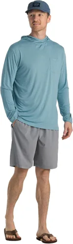 Miniatura 11 de Free Fly Sudadera ligera con capucha para hombre, con protección solar UPF 20+ para hombre, transpirable, manga larga, para pesca