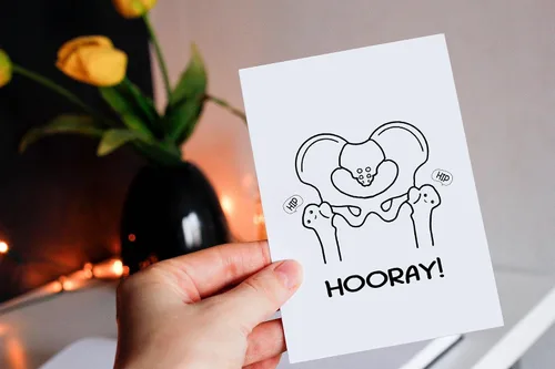 Miniatura 2 de Tarjeta de felicitación de Hip Hip Hip Hooray - Tarjeta de felicitación - Bonita tarjeta médica de regalo para médico-enfermera - Tarjeta de juego