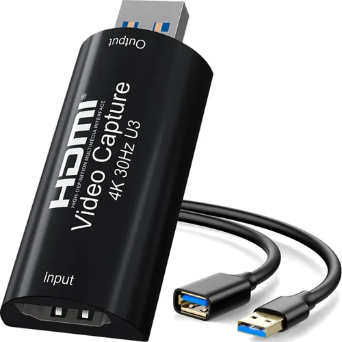 Tarjeta de captura de video 4K HDMI a USB 3.0 1080P 60FPS Cam Link Tarjeta de captura de juegos Adaptador de tarjeta de captura de pantalla