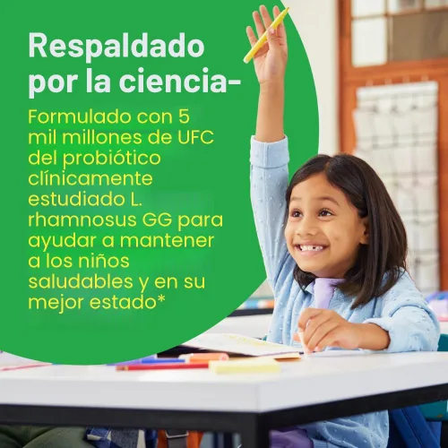 Miniatura 5 de Culturelle Kids - Probiótico masticable diario para niños, para niños de 3 años en adelante, 30 unidades, #1 Marca recomendada por pediatras