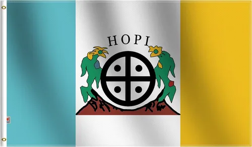 Miniatura 5 de Bandera de pueblo nativo americano Triba Abenaki de 3 x 5 pies, grande, tela de seda suave 100D para interiores y exteriores, 36 x 60 pulgadas