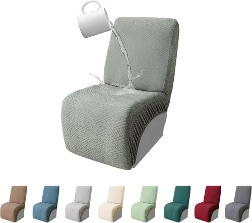 Miniatura 24 de Fundas de sofá reclinable seccional 100% impermeables para sofá reclinable en forma de L, funda de sofá modular de esquina en forma de L, fundas