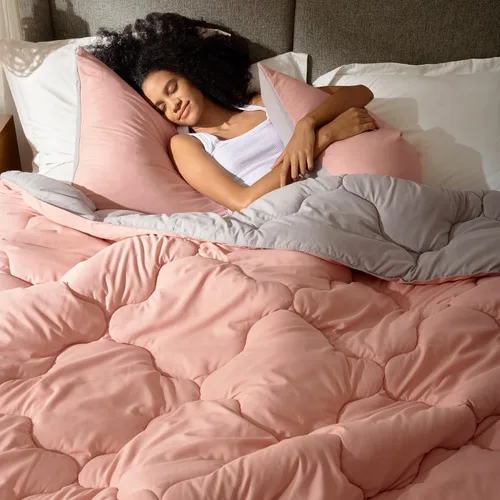 Miniatura 32 de Comfort Spaces Vixie Juego de Edredón Reversible - Cubierta Acolchada Geométrica Casual de Moda, Ropa de Cama Acogedora Alternativa de Plumón