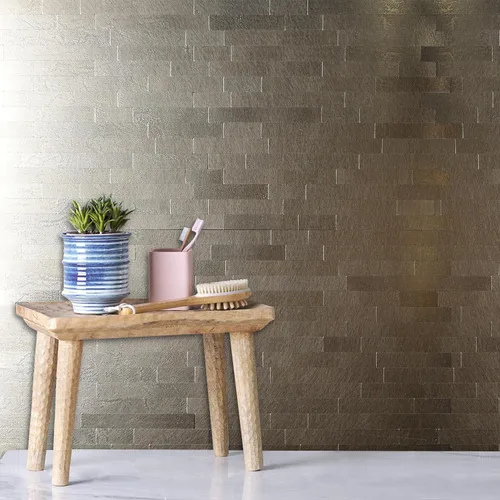 Miniatura 6 de 10 hojas de azulejos despegar y pegar para salpicadero de cocina, azulejos de mosaico autoadhesivos, para pegar en tocadores de baño, decoración