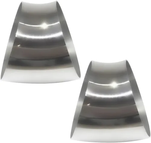 Miniatura 9 de Tubo de codo de escape de 2.5 pulgadas de diámetro exterior de 45 grados (codo doblado de mandril) SS304 de acero inoxidable apto para codo