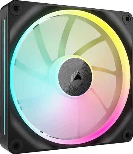 Miniatura 12 de CORSAIR iCUE Link LX120 RGB 120mm PWM Ventilador individual – Bucles de luz duales – Requiere iCUE Link System Hub (se vende por separado) – Negro