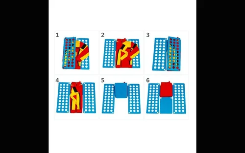 Miniatura 2 de unbranded Popular Kids T-Shirt Ropa Carpeta Magia Rápida Lavandería Organizador Plegable Tablero
