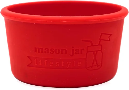 Miniatura 14 de Mason Jar Lifestyle - Fundas de silicona de 4 onzas para proteger bolas pequeñas, Kerr, tarros de conservas acolchados (gris carbón, paquete de 2)
