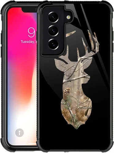 Miniatura 55 de Funda compatible con Samsung Galaxy S22 Ultra, diseño de calavera de dedo medio, diseño increíble a prueba de golpes, antiarañazos, carcasa trasera