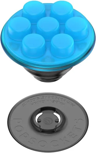 Miniatura 4 de PopSockets Agarre para teléfono a base de plantas con soporte expandible, agarre adhesivo, PopSockets ecológico para teléfono, color azul eléctrico
