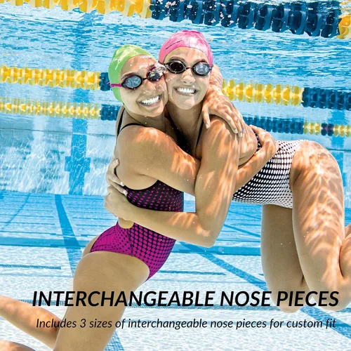 Miniatura 6 de Sporti Gafas de natación unisex para adultos, gafas de natación antivaho para hombres y mujeres, resistentes a roturas, correas dobles, varios