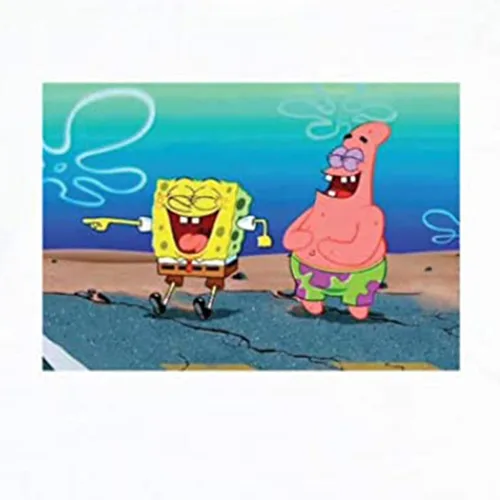 Miniatura 2 de Camisa de Bob Esponja para hombre, camiseta de manga larga con cangrejo Esponja, Patrick y Krusty