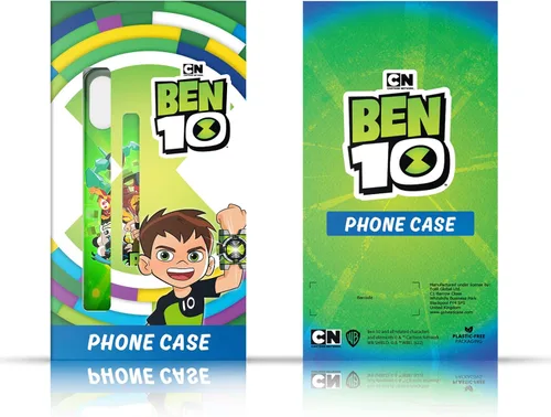 Miniatura 6 de Head Case Designs Funda de piel con licencia oficial de Ben 10: Animated Series Alien Graphics Funda tipo cartera compatible con Motorola Edge 30