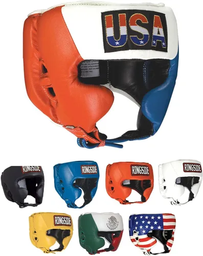 Miniatura 16 de Ringside, Muay Thai, MMA, casco con protección para enfrentamiento de boxeo con laterales Blanco