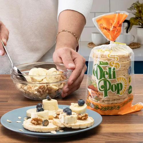 Miniatura 5 de Deli Pop Grain Cakes 12 bolsas Sabor garbanzo 15 pasteles por bolsa Multigrano, vegano natural Snack coreano sin azúcar Bajo en calorías