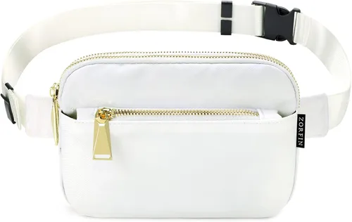 Miniatura 44 de ZORFIN Riñonera para mujeres y hombres, riñonera de moda con correa ajustable para exteriores, entrenamiento, viajes, casual, correr, senderismo
