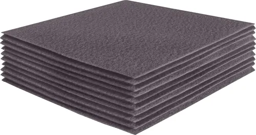 Miniatura 60 de FabricLA Hojas de fieltro acrílico para manualidades, cuadrados de fieltro precortados suaves de 4 x 4 pulgadas (3.9 in x 3.9 in), utiliza hojas