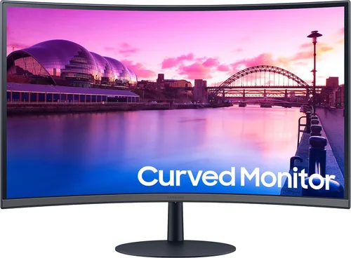 Miniatura 8 de Samsung - Serie T550 - Monitor de computadora FHD de 27 pulgadas (1080p), 75Hz, curvado, altavoces incorporados, HDMI, puerto de pantalla, FreeSync