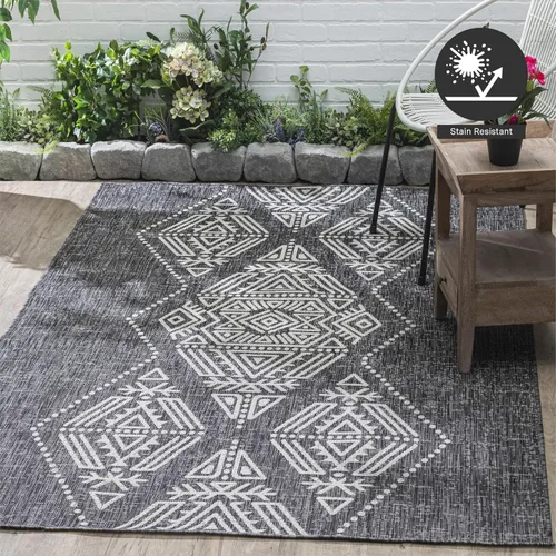 Miniatura 7 de FH Home Alfombra plana tejida para exteriores, impermeable, fácil de limpiar, resistente a las manchas, hilo de polipropileno de alta calidad