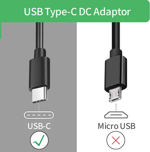 Miniatura 5 de 5V 3A USB C/Type-C Fuente de alimentación/Adaptador, Cable de alimentación de 5 voltios 3000mA Adaptador para Raspberry Pi 4 Modelo B 1GB/2GB/4GB