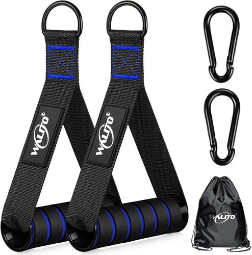 Miniatura 9 de Manijas de Ejercicio WALITO, Reemplazo de Accesorios de Cable para Equipo de Gimnasio en Casa, Sistema de Poleas, Pilates, Bandas de Resistencia