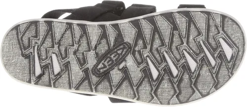 Miniatura 4 de KEEN Elle Sandalias de punta abierta con plataforma elástica para mujer, Negro (BlackVapor)