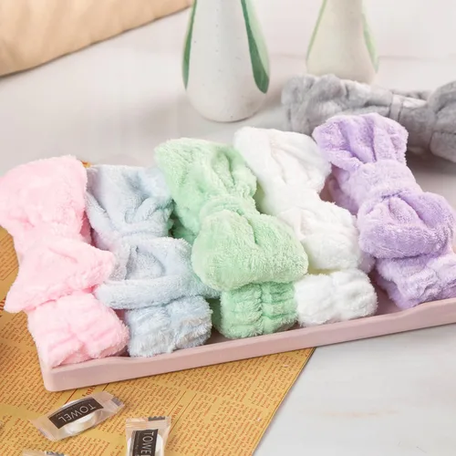Miniatura 9 de Shindel Paquete de 6 diademas de spa, cuidado de la piel y maquillaje para lavado facial, regalo para niñas adolescentes, relleno de calcetines