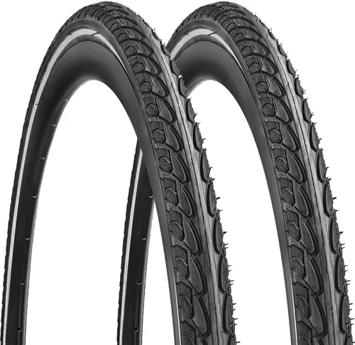 Miniatura 8 de Neumático de bicicleta 700X35C con neumáticos de bicicleta plegables de pared reflectante 2 Neumáticos 2 Tubos 2 Palancas