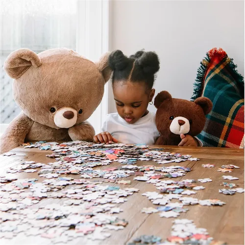 Miniatura 7 de GUND Finley Oso de peluche, animal de peluche prémium para edades de 1 año en adelante, marrón chocolate, 13 pulgadas
