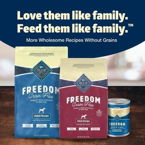 Miniatura 9 de Blue Buffalo Freedom - Alimento seco natural para perros adultos, sin granos, 24 libras